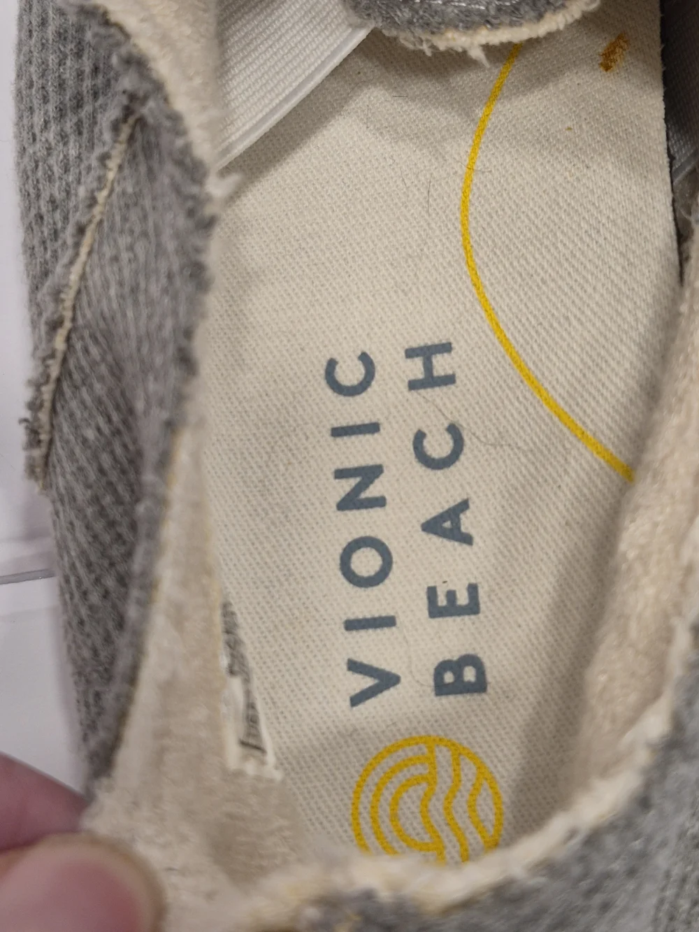Vionic Pismo Beach Mens Gray Slip-On Casual Shoes - Picture 4 of 7